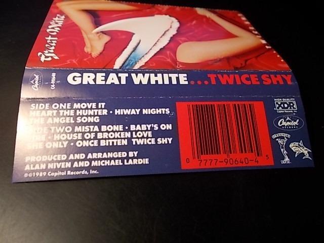 GREAT WHITE ........ IMPORT USA / MC originál kaseta - Hudební kazety
