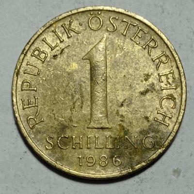 Rakousko 1 shilling 1986 KM# 2886 