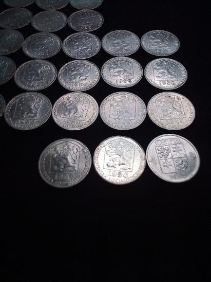 Konvolut mincí 5 h  Československo  33 ks - Numismatika Česko