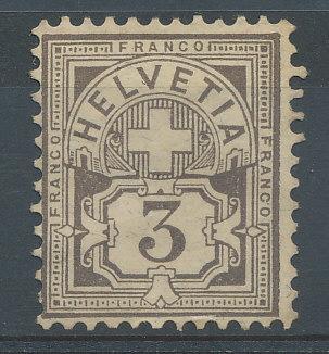 EU-11/1633,1882, Švýcarsko  Mi- (*)51Y