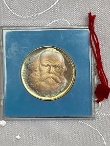 100 Kčs Karel Marx 1883 - 1983 stříbrná mince