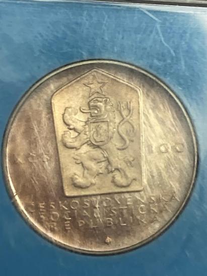 100 Kčs Karel Marx 1883 - 1983 stříbrná mince - Numismatika Česko