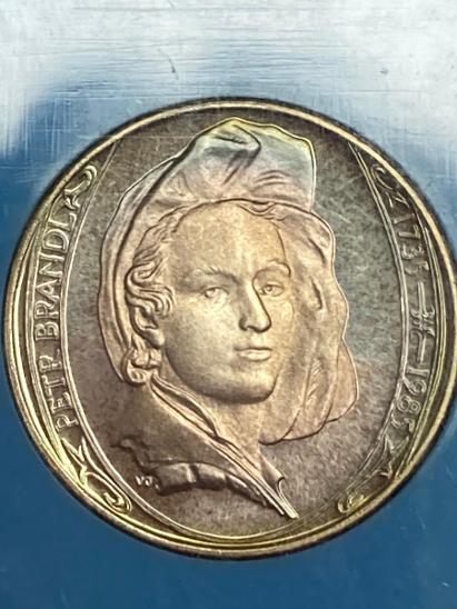100 Kčs Petr Brandl 1985 stříbrná mince
