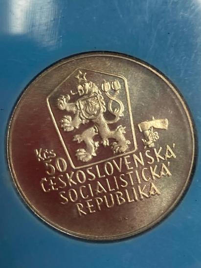 50 Kčs Juraj Jánošík 1688-1988 stříbrná mince - Numismatika Česko