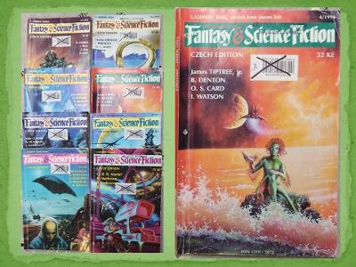 8 x Fantasy & Science Fiction CZECH EDITION