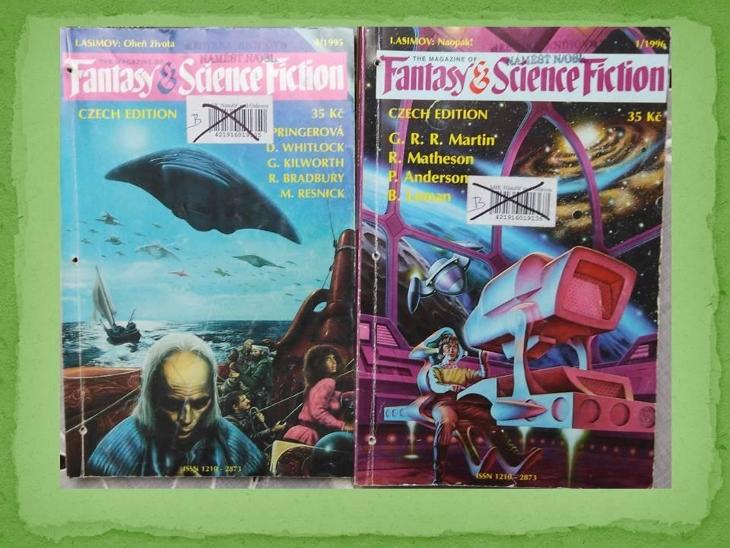 8 x Fantasy & Science Fiction CZECH EDITION
