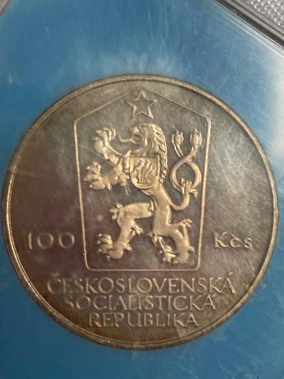 100 Kčs Antonín Zápotocký 1884-1984 stříbrná mince