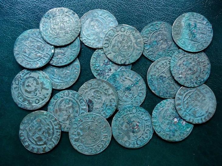 Konvolut stredoveke Stribrne mince 20 kusu  Grose ORIGINAL
