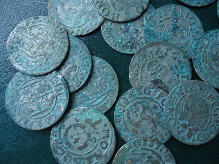 Konvolut stredoveke Stribrne mince 20 kusu  Grose ORIGINAL