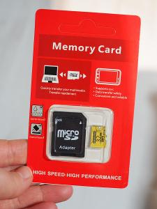 Micro Sd paměťová karta 32GB s adaptérem 