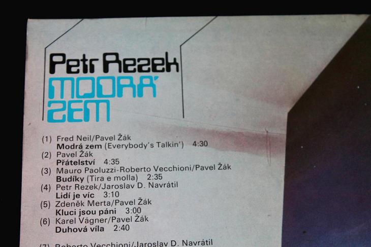 LP -  Petr Rezek - Modrá Zem    (d5)