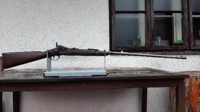 Historická puška Springfield Trapdoor cal.45-70CF, pěkný původní stav