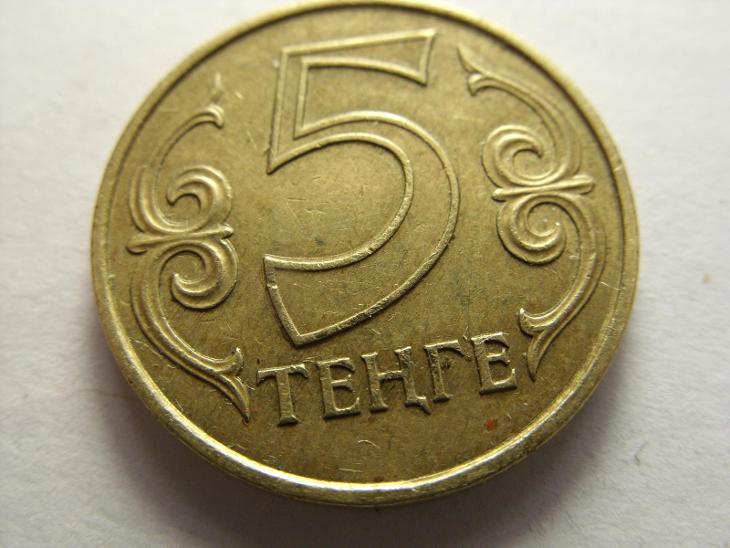 Kazachstán 5 Tenge z roku 2002