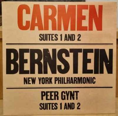 LP Leonard Bernstein, New York Philharmonic - Carmen, Peer Gynt 