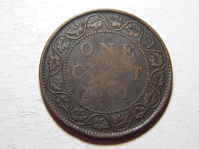 Kanada 1 Cent 1901 VF č35053