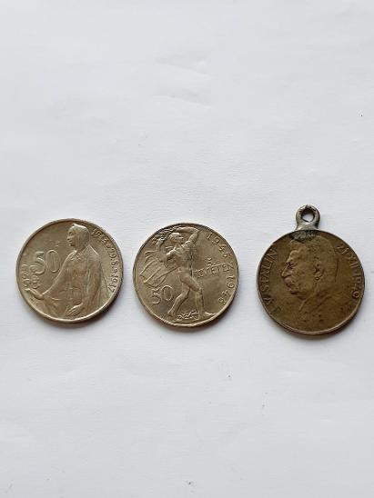 KONVOLUT tří kusů padesátikorun - Numismatika Česko