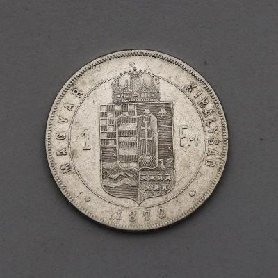 Stříbrný Zlatník FJ I. 1872 KB - Vzácný!
