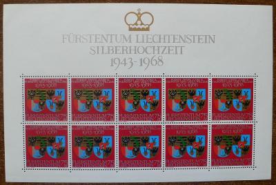 Lichtenštejnsko - Stříbrné výročí