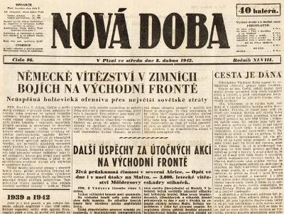 Noviny Nová doba 1942, XLVIII/96