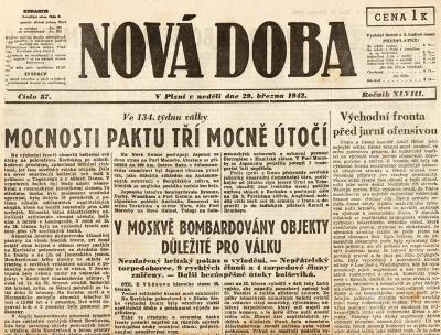Noviny Nová doba 1942, XLVIII/87