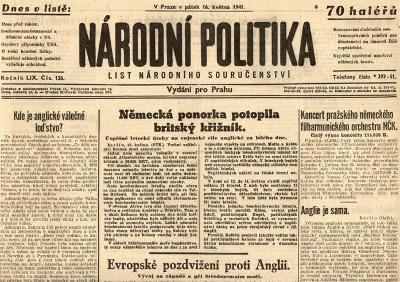 Noviny Národní politika, LIX/136