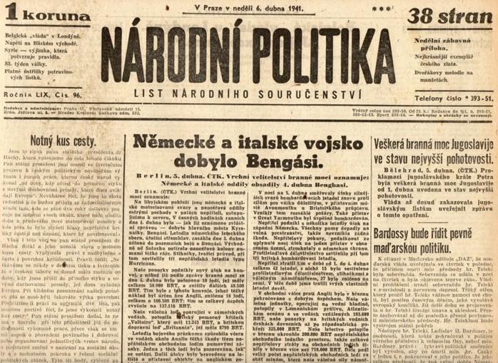 Noviny Národní politika, LIX/96
