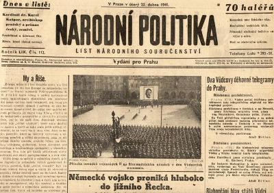 Noviny Národní politika, LIX/112