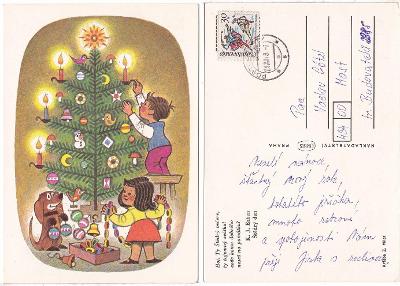 Z. Miler - Vánoční pohlednice