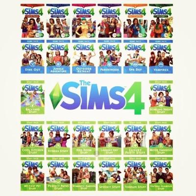 The Sims 4 Všechna rozšíření DLC MAC pro PC