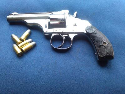 Historický revolver Merwin Hulbert cal.32CF DA 1883 Pěkný pův. stav