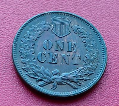 USA - One Cent 1890 - INDIÁN - Vzácnější..
