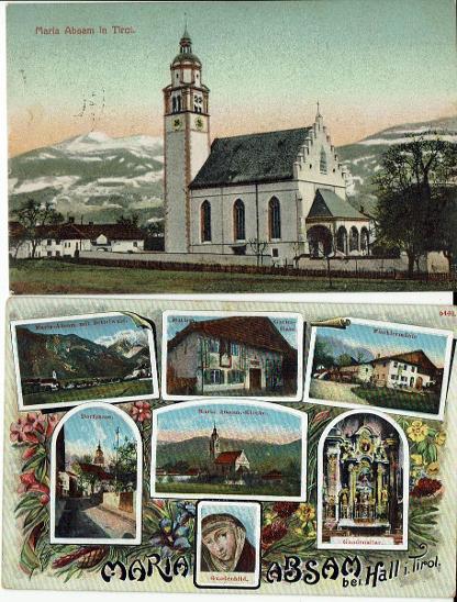 2ks feldpost, zensurien, Tirol, Absam - pohlednice - Vojenské - armáda I. sv. válka