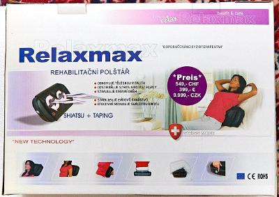 Švýcarský masážní stroj polštářek RELAXMAX