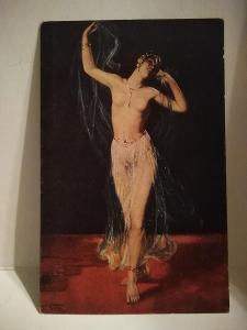 F. Vezin: závojový tanec, žena, erotika, MF, salon J. P. P. 1004