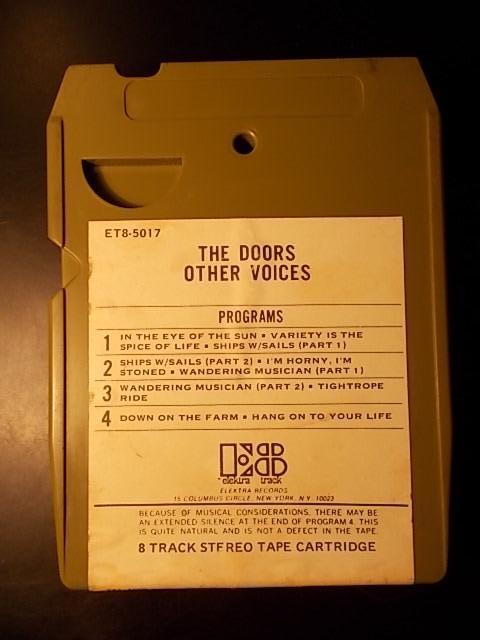8 TRACK orig. cartridge/ imp.USA ....  THE DOORS - Hudební kazety