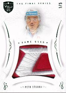 SÝKORA Petr OFS The FINAL SERIES 2020/21 Game Used 1/5 PARDUBICE