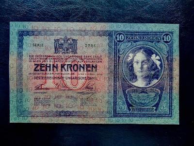10 Kronen 1904 Bez pretisku VZACNA MOC HEZKA