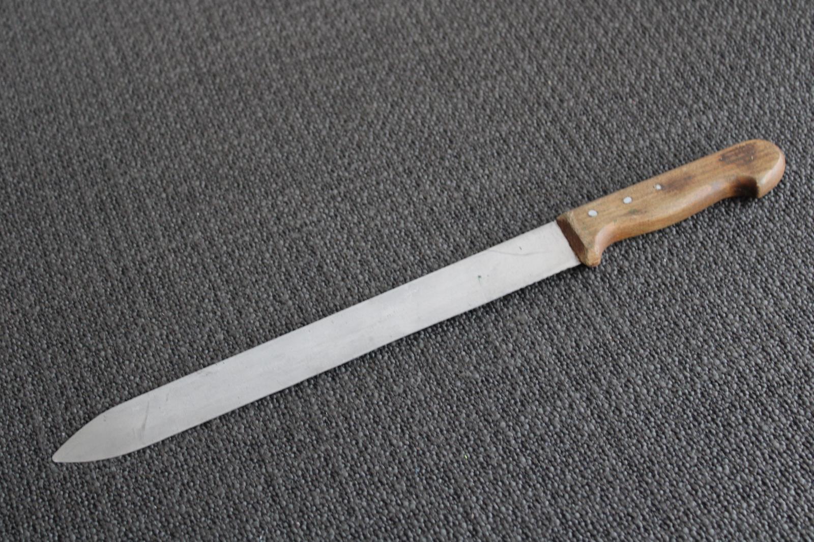 D. Kuchyňský nůž 43 cm stará ocel  - Vybavení do kuchyně