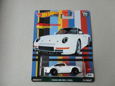 Hot Wheels Porsche 959 (1986).Rozbalený.Krabička je otevřena.