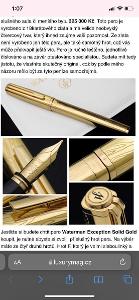 Waterman Exception Solid Gold