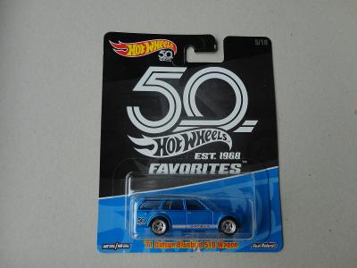 Hot Wheels 71 Datsun Bluebird 510.Rozbalený.Krabička je otevřena.