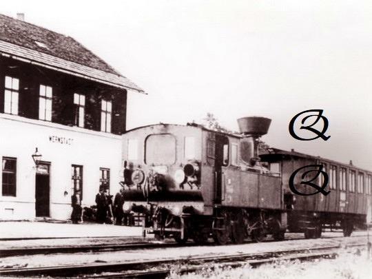 Verneřice, nádraží, lokomotiva - Reprinty, kopie a fotokopie pohlednic