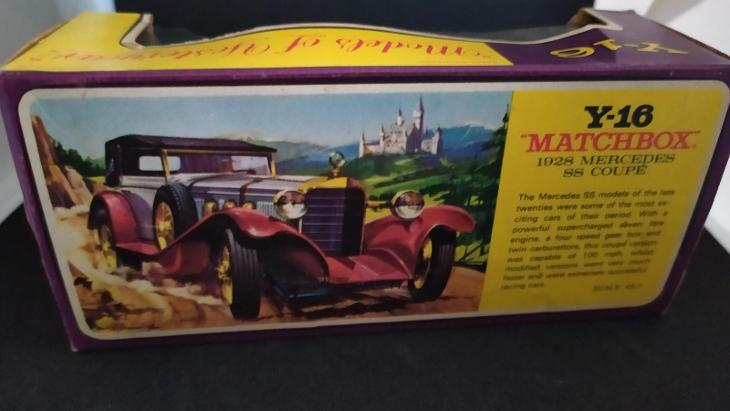 Matchbox MOY Y16 Mercedes SS  1928 jen box!!! - Modely automobilů