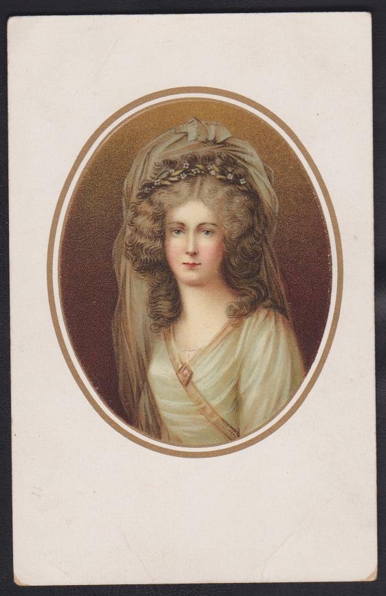 Hraběnka Christiane Thun-Hohenstein 1765-1841 litografie - Pohlednice osobností