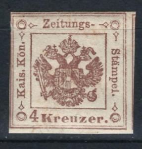 Rakousko / ÖSTERREICH - ZEITUNGSMARKE - 1858/1859 - Mi. 4 ** - luxusní