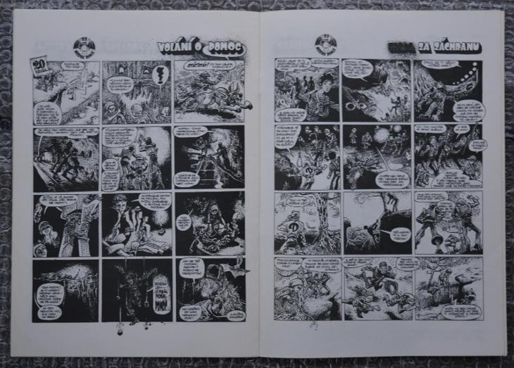 Saudek - Modrá rokle - 1984 - Komiksy Kája Saudek