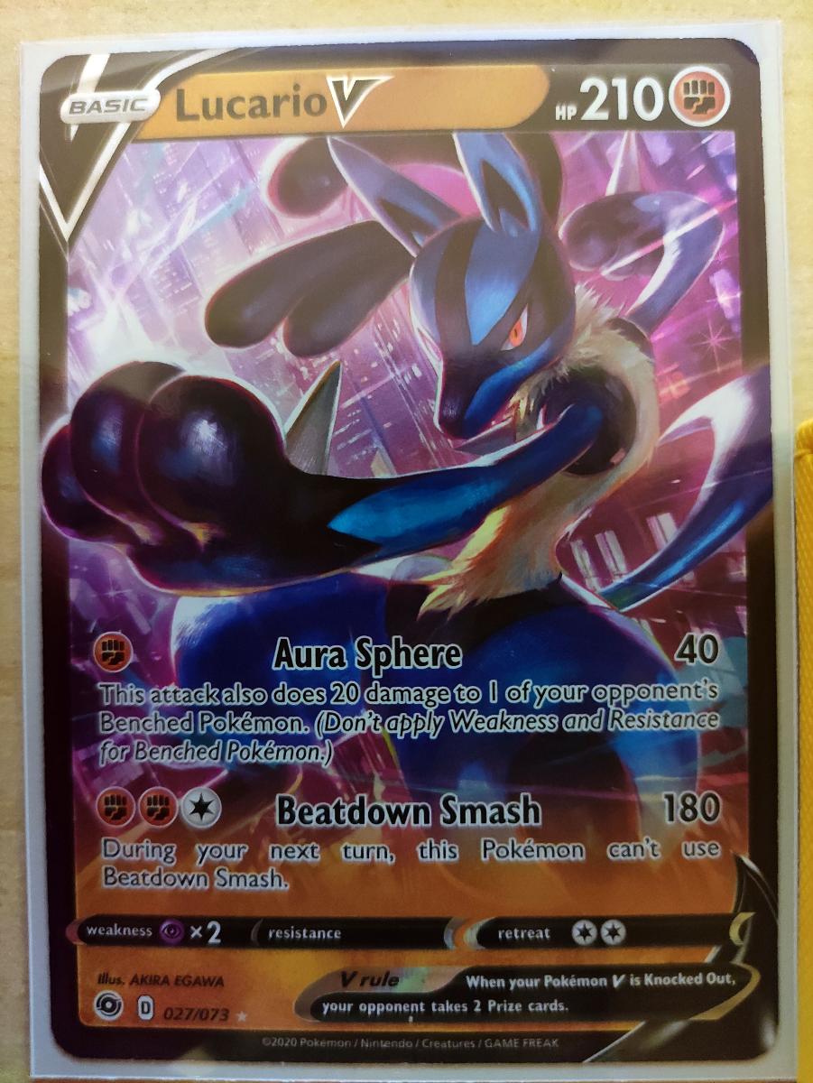 Lucario V CPA 27  Pokemon TCG POK Cards