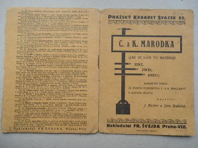 Fr.Švejda,Pha 8 : C. a K.MARODKA + M.Kopecký,Kolín :PARTYZÁN-1935+1945