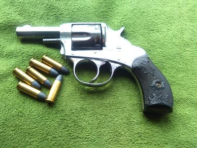 Historický revolver American Bull dog cal.32 Long DA Hezký původní sta