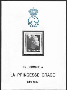 Monako 1983 ** kňažná Grace komplet bl. 22